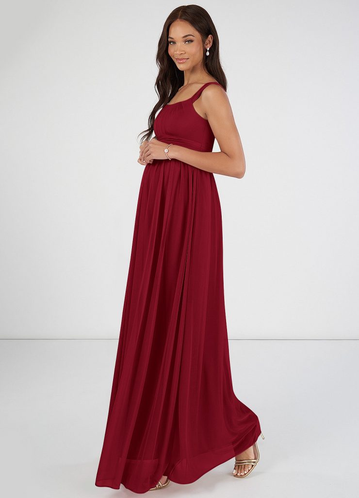 burgundy bridesmaid dresses