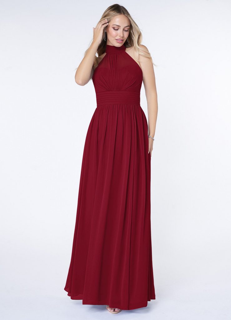 burgundy bridesmaid dresses