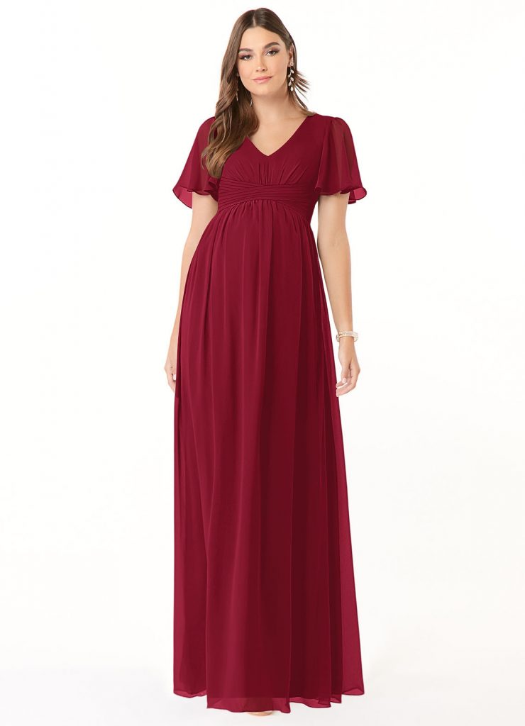 burgundy bridesmaid dresses