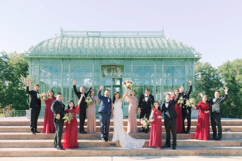 burgundy bridesmaid dresses