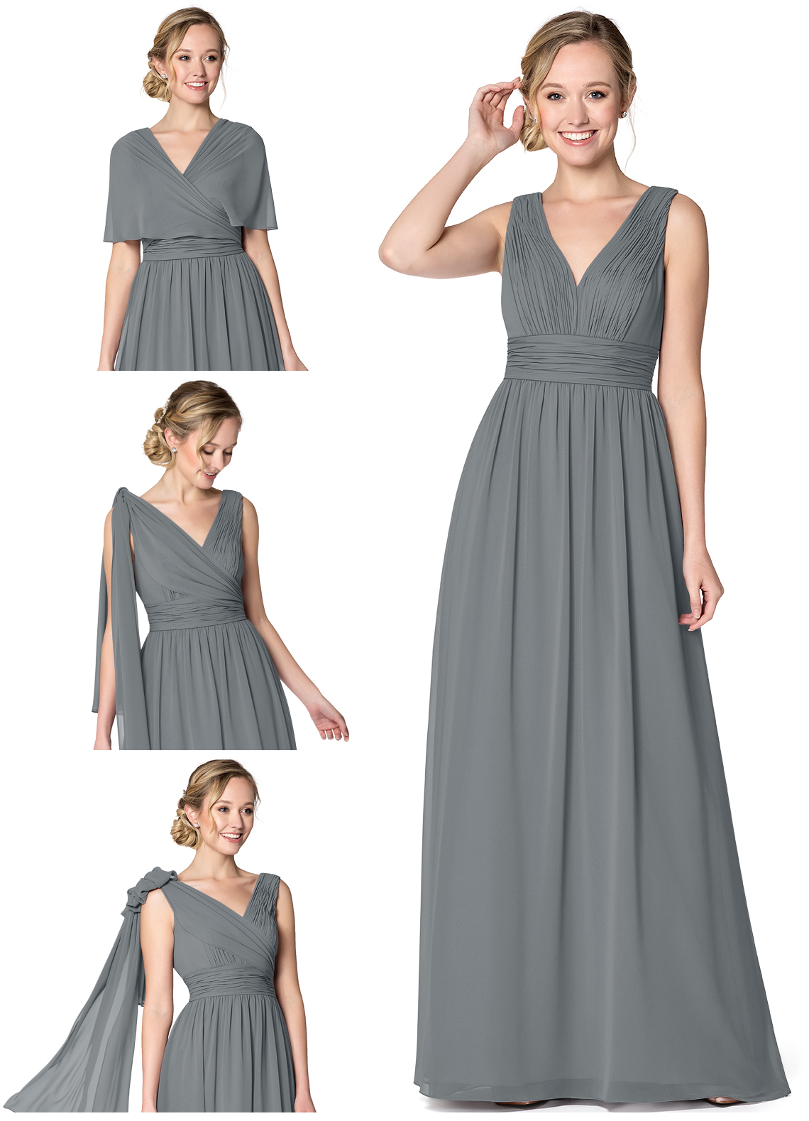 Steel Grey Sleeveless Dress