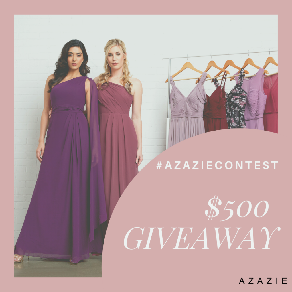 Enter our Azaziecontest to win 500! Azazie Blog