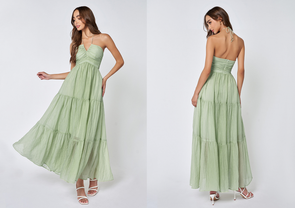 beach green summer wedding guest dress Azazie Blog