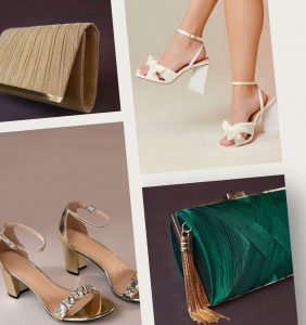 Azazie shoes, handbags, new accessories