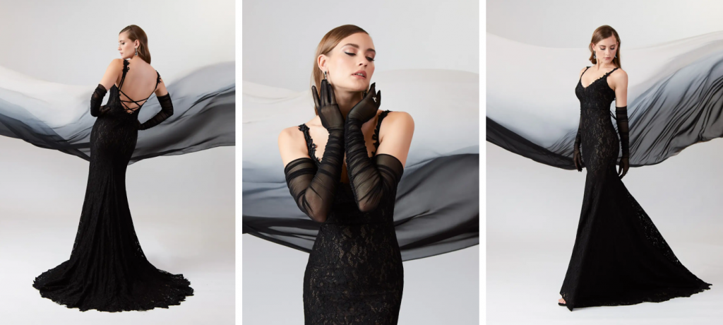 black wedding dress