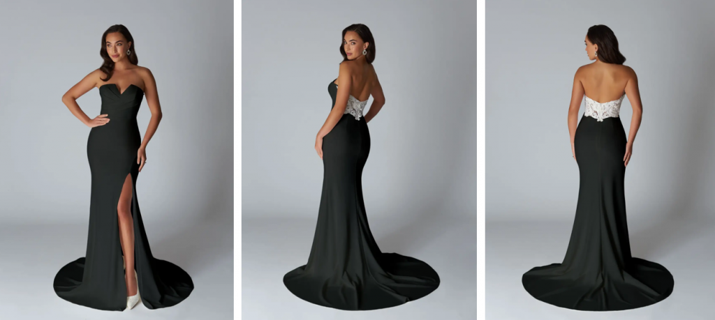 black wedding dress