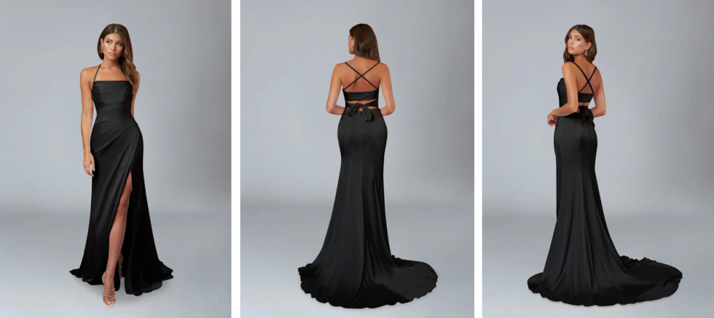 black wedding dress