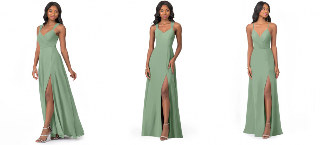 matcha bridesmaid dresses