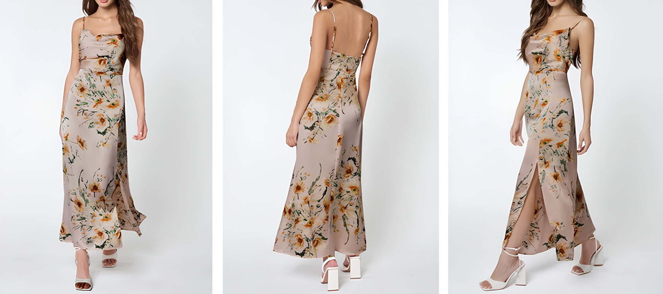 floral fall wedding guest dresses