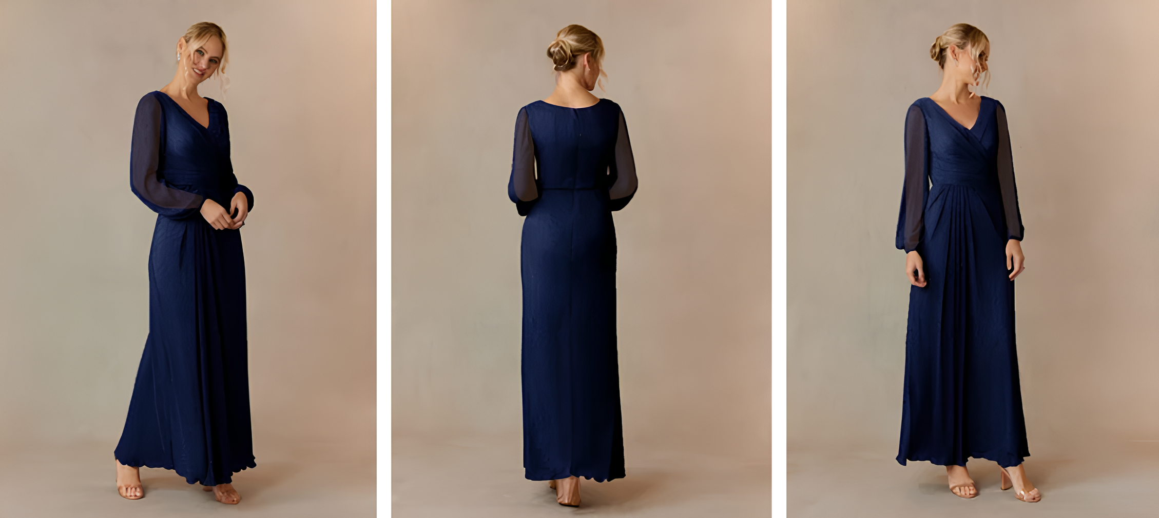 navy mother of the bride & groom dress