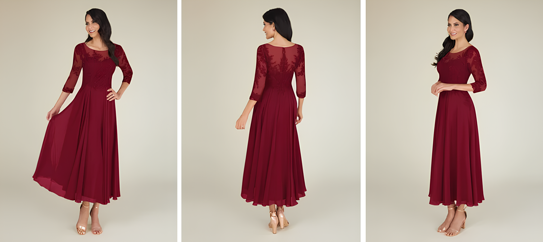 tea length mother of the bride & groom dress