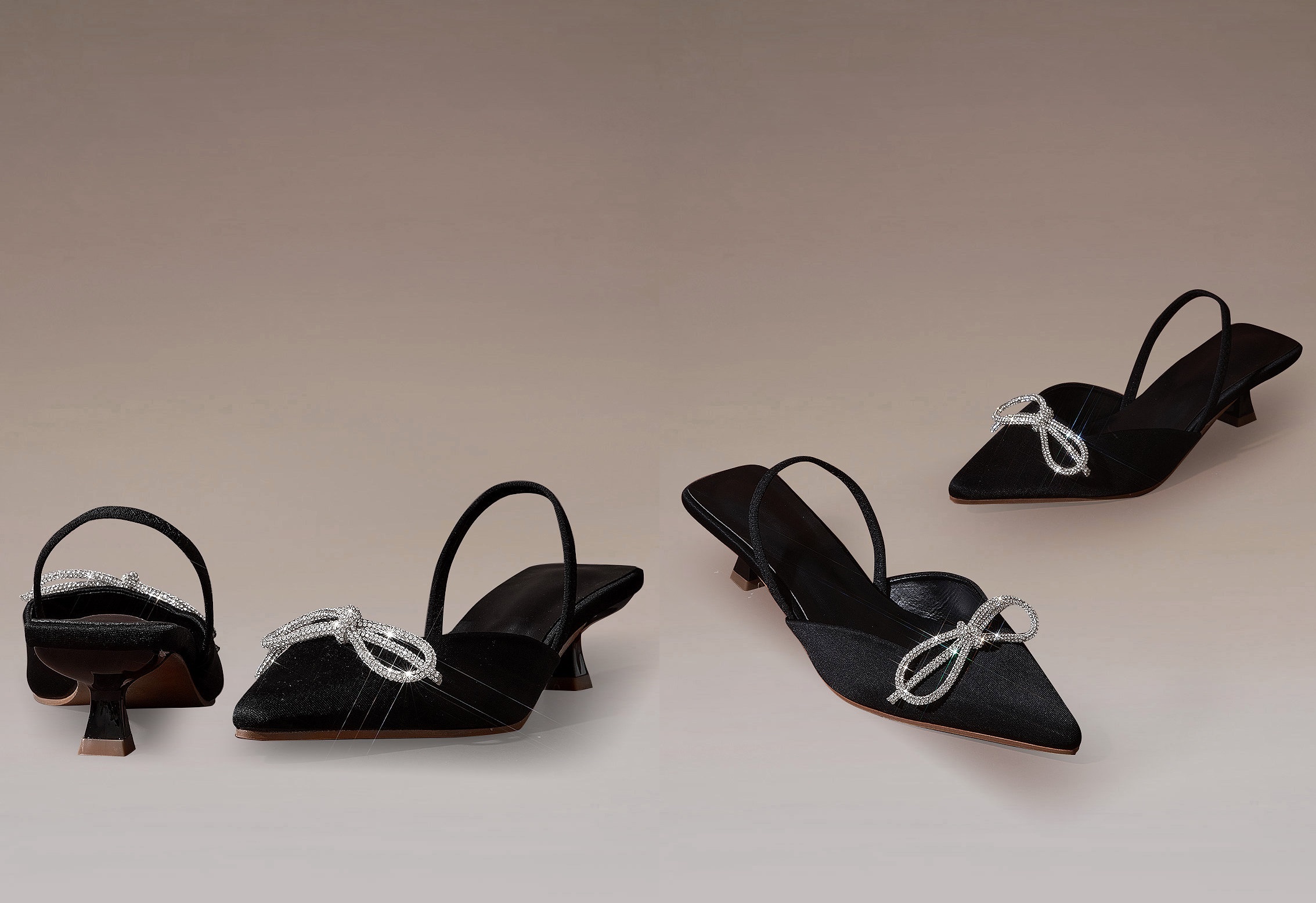 black heels