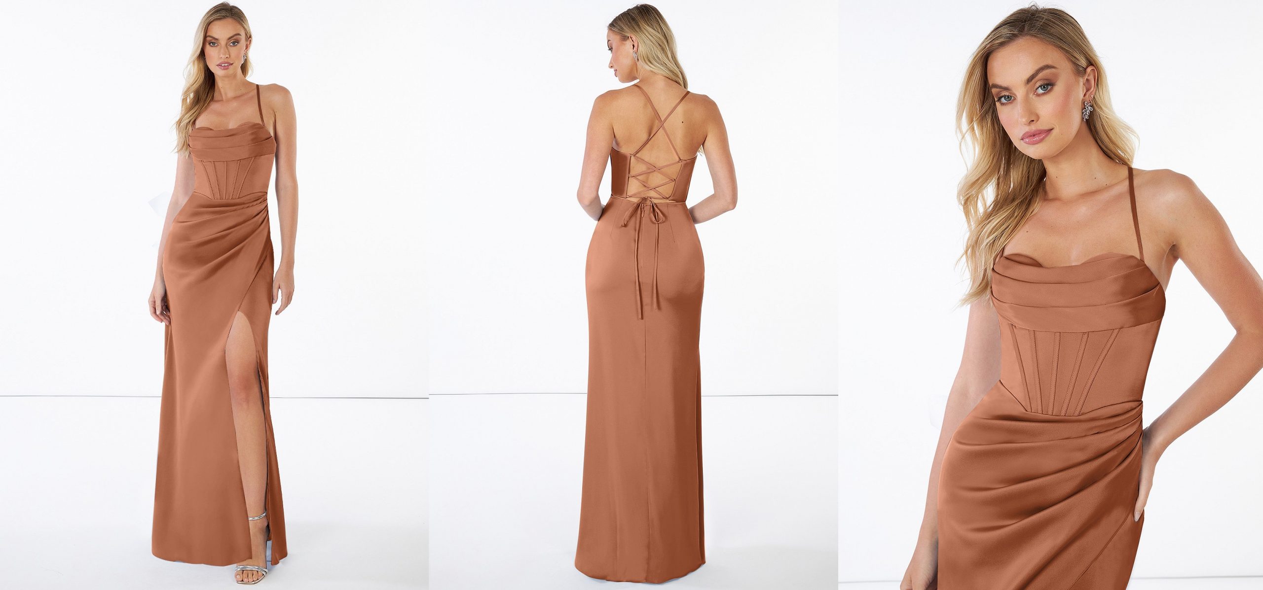 bronzer bridesmaid dresses