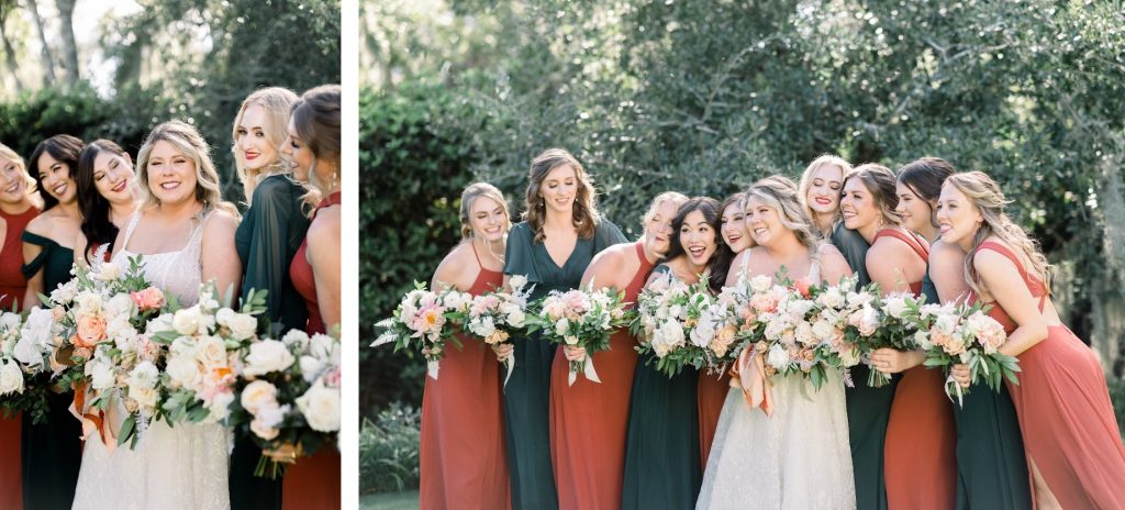 Pine Green Bridesmaid Dresses