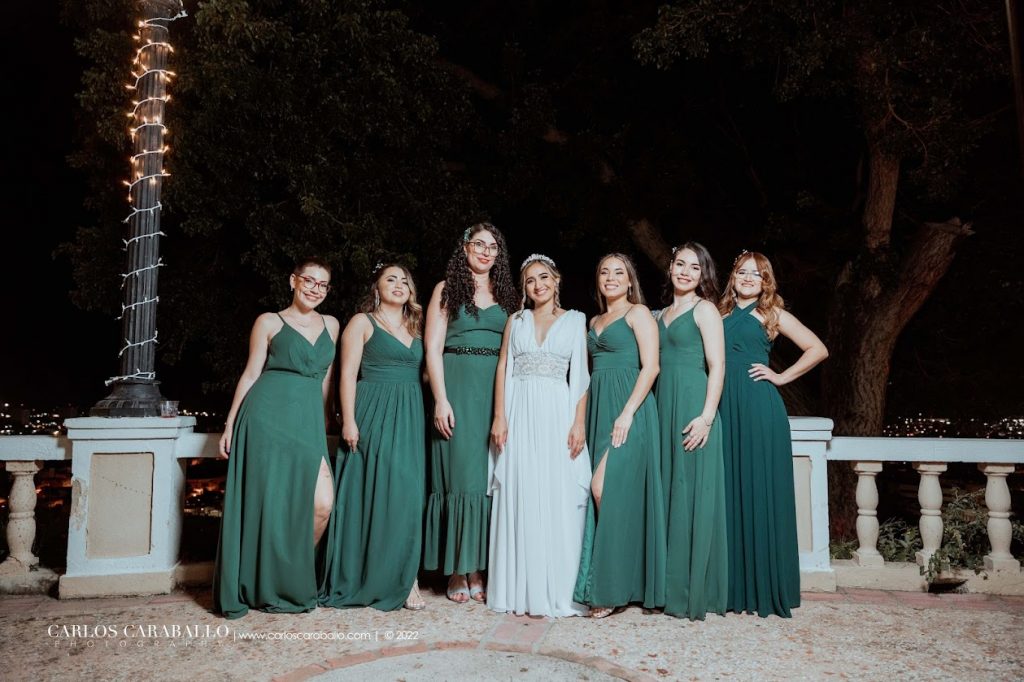 green bridesmaid dresses