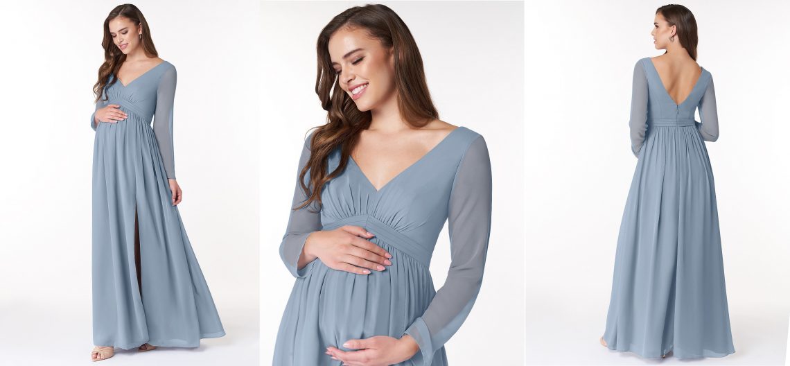 Whispers of Elegance: Timeless Charm with Dusty Blue Bridesmaid Dresses