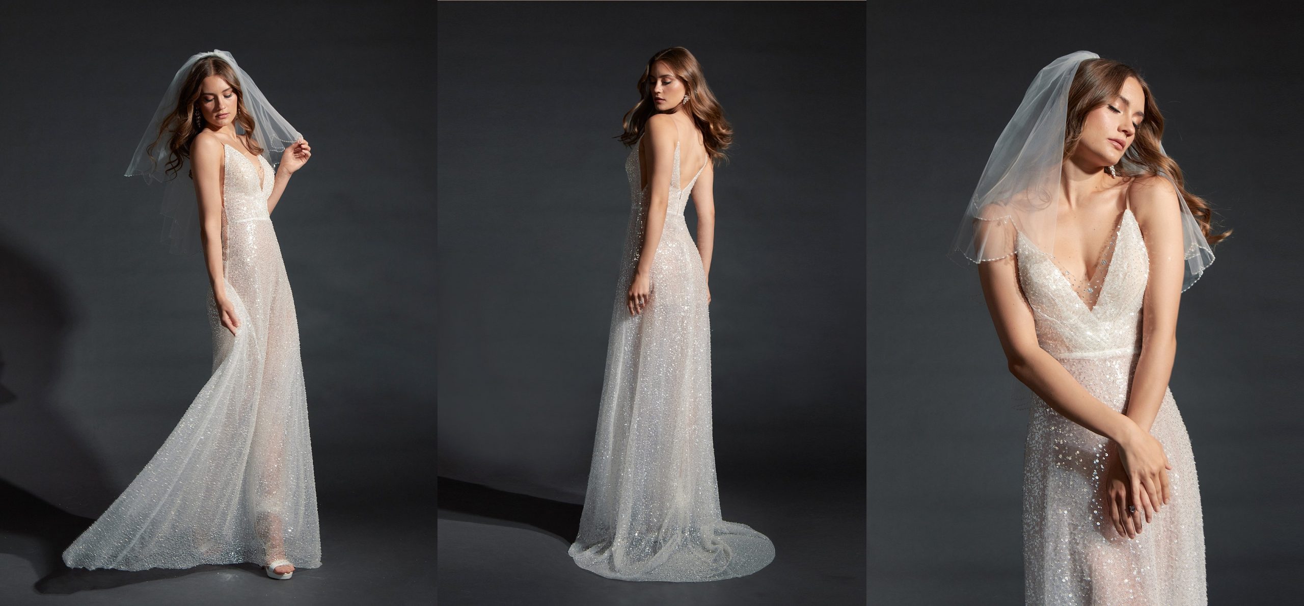 sequin wedding dresses