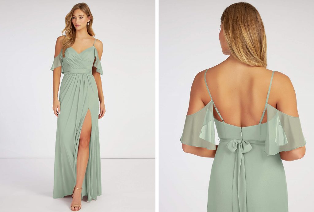 bridesmaid dresses with bows