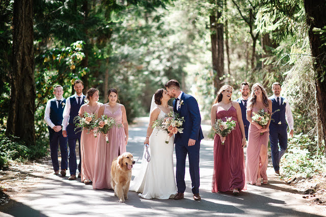 vintage rose bridesmaid dresses